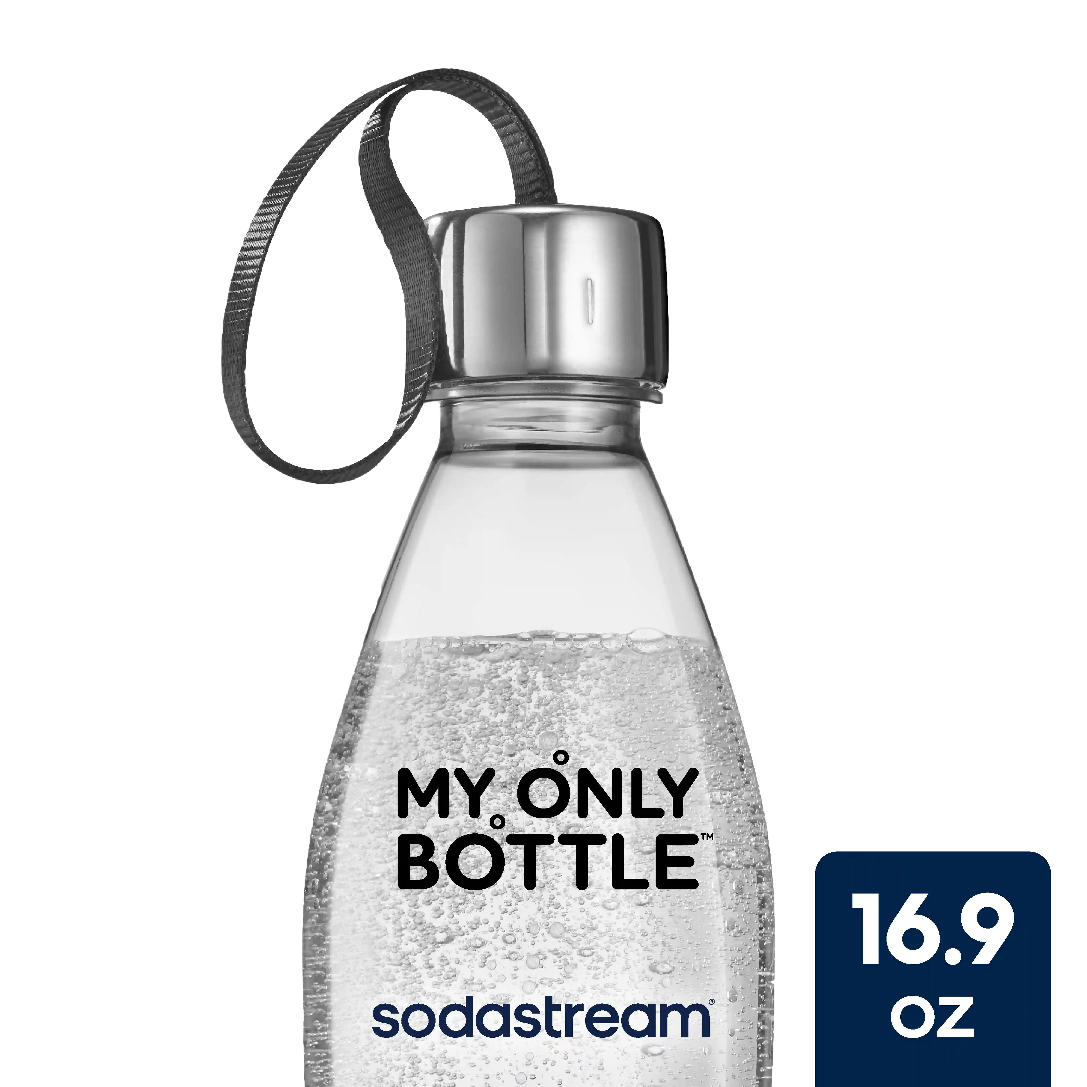 Sodastream My Only Bottle Loop Cap Black 16.9 oz